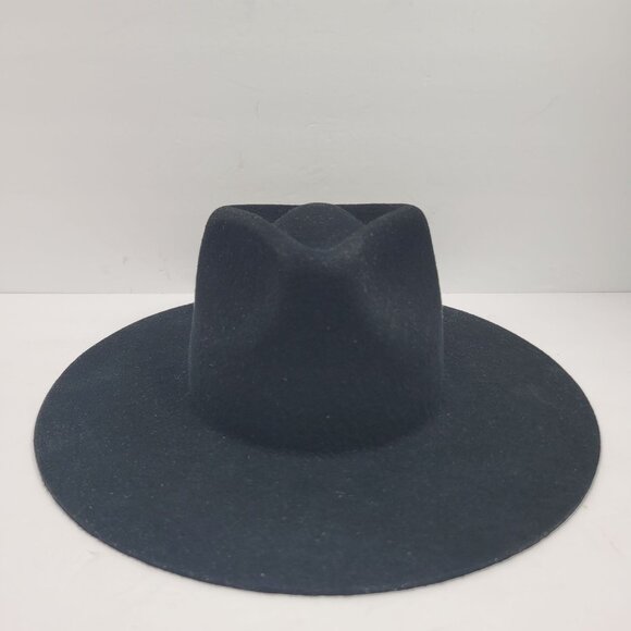 Patina Women's Black Wool Felt Handcrafted Hat Size Small - Picture 1 of 10